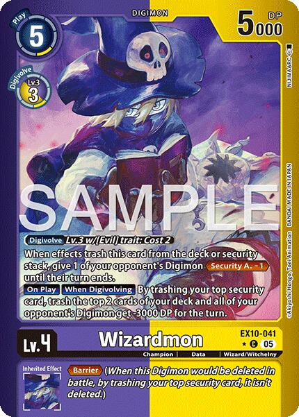 Wizardmon [EX10-041] (Limited Foil) [Sinister Order] | Total Play