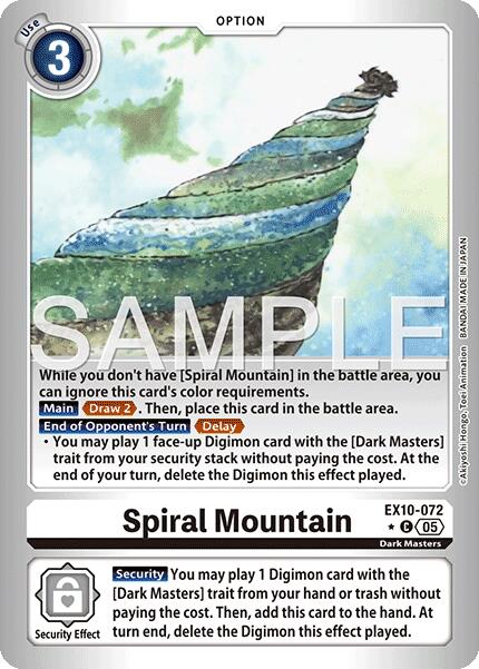 Spiral Mountain [EX10-072] (Limited Foil) [Sinister Order] | Total Play