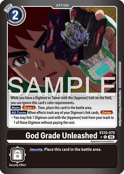 God Grade Unleashed [EX10-070] (Limited Foil) [Sinister Order] | Total Play