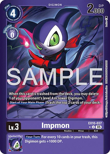 Impmon [EX10-037] (Limited Foil) [Sinister Order] | Total Play