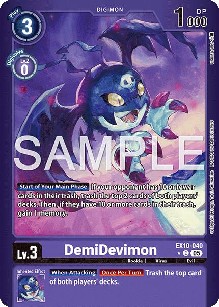 DemiDevimon [EX10-040] (Limited Foil) [Sinister Order] | Total Play