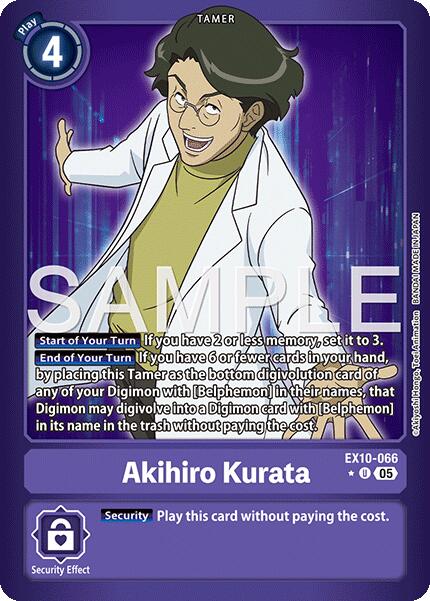 Akihiro Kurata [EX10-066] (Limited Foil) [Sinister Order] | Total Play