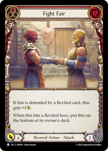 Fight Fair [SUP033] (Super Slam)  Rainbow Foil | Total Play