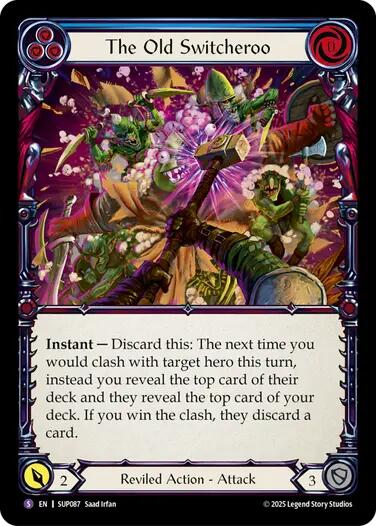 The Old Switcheroo [SUP087] (Super Slam)  Rainbow Foil | Total Play