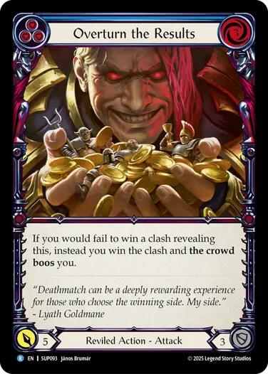 Overturn the Results [SUP093] (Super Slam)  Rainbow Foil | Total Play