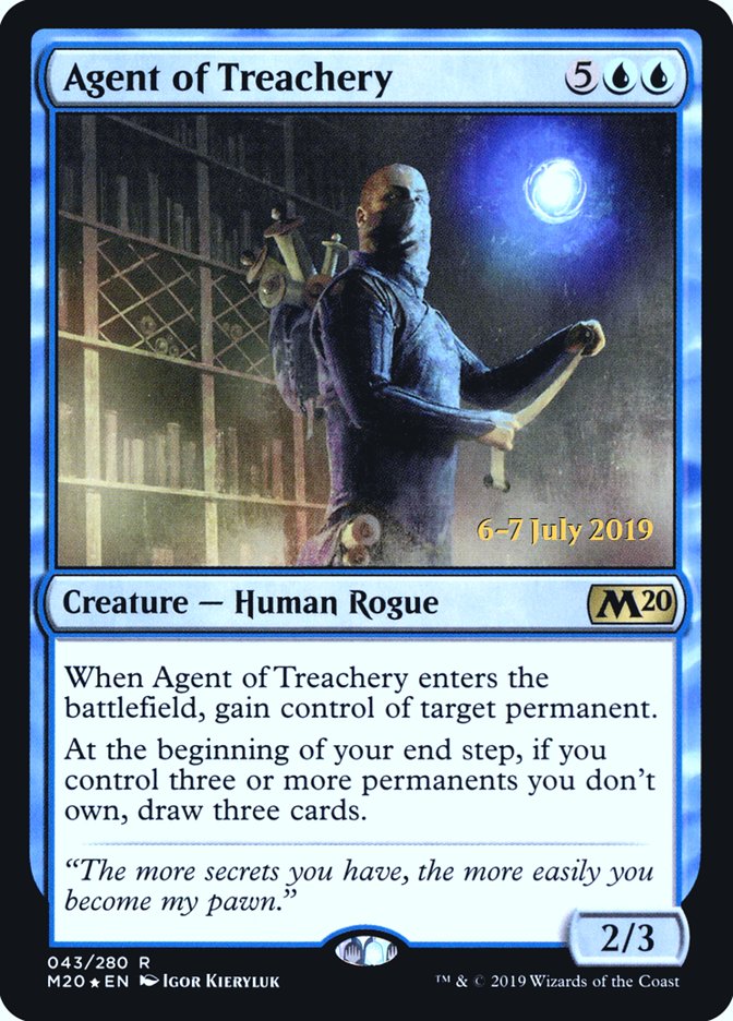 Agent of Treachery [Core Set 2020 Prerelease Promos] | Total Play
