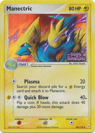 Manectric (46/110) (Stamped) [EX: Holon Phantoms] | Total Play
