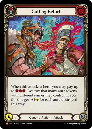 Cutting Retort [SUP215] (Super Slam)  Rainbow Foil | Total Play
