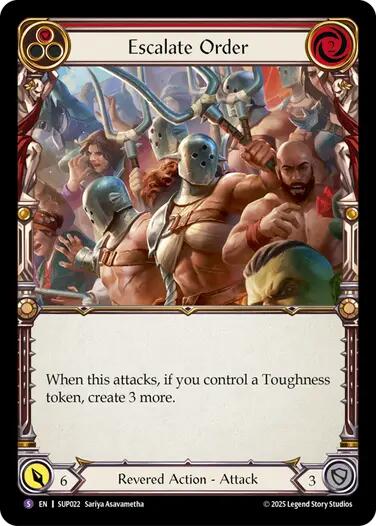 Escalate Order [SUP022] (Super Slam) | Total Play