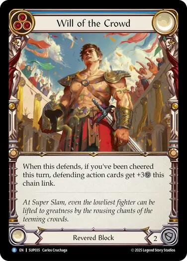 Will of the Crowd [SUP035] (Super Slam)  Rainbow Foil | Total Play