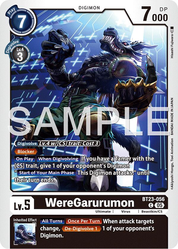 WereGarurumon [BT23-056] [Hackers' Slumber] | Total Play