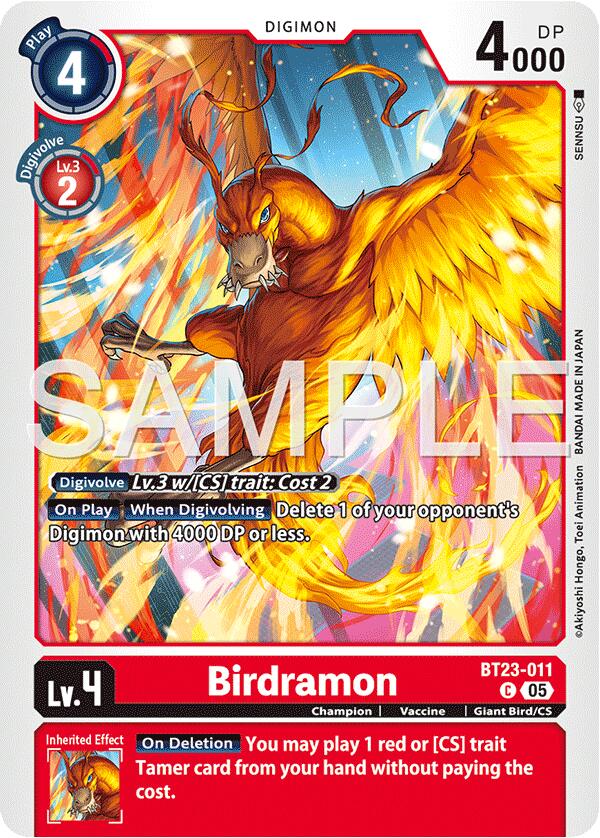 Birdramon [BT23-011] [Hackers' Slumber] | Total Play