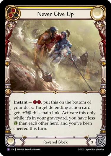 Never Give Up [SUP026] (Super Slam) | Total Play