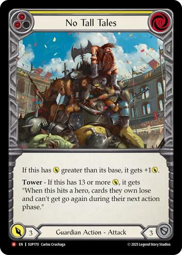 No Tall Tales [SUP170] (Super Slam)  Rainbow Foil | Total Play