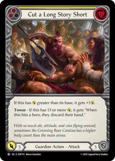 Cut a Long Story Short [SUP172] (Super Slam)  Rainbow Foil | Total Play
