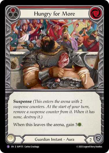 Hungry for More [SUP175] (Super Slam)  Rainbow Foil | Total Play