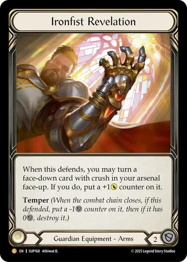 Ironfist Revelation [SUP168] (Super Slam)  Cold Foil | Total Play