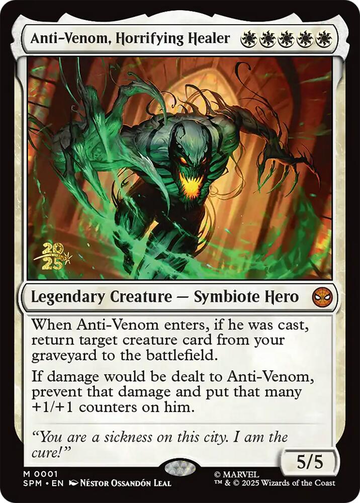 Anti-Venom, Horrifying Healer [Marvel's Spider-Man Prerelease Promos] | Total Play