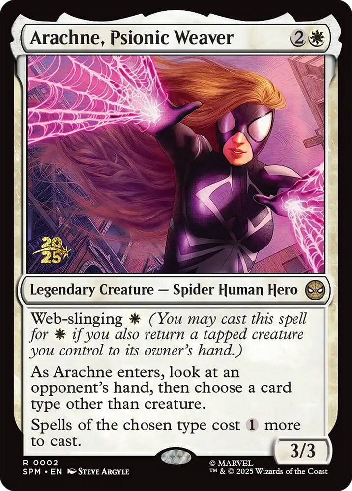 Arachne, Psionic Weaver [Marvel's Spider-Man Prerelease Promos] | Total Play