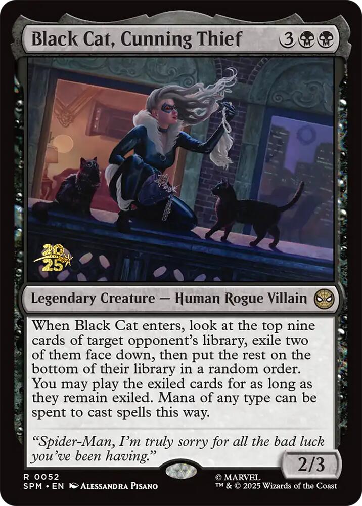 Black Cat, Cunning Thief [Marvel's Spider-Man Prerelease Promos] | Total Play