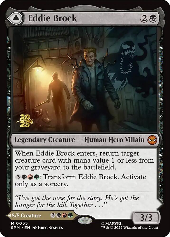 Eddie Brock // Venom, Lethal Protector [Marvel's Spider-Man Prerelease Promos] | Total Play