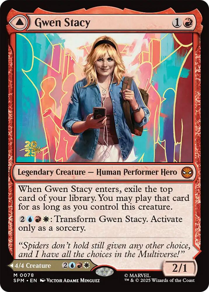 Gwen Stacy // Ghost-Spider [Marvel's Spider-Man Prerelease Promos] | Total Play