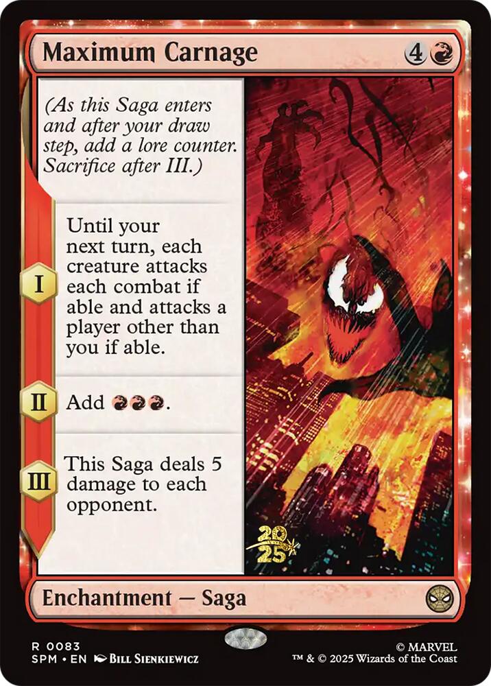 Maximum Carnage [Marvel's Spider-Man Prerelease Promos] | Total Play