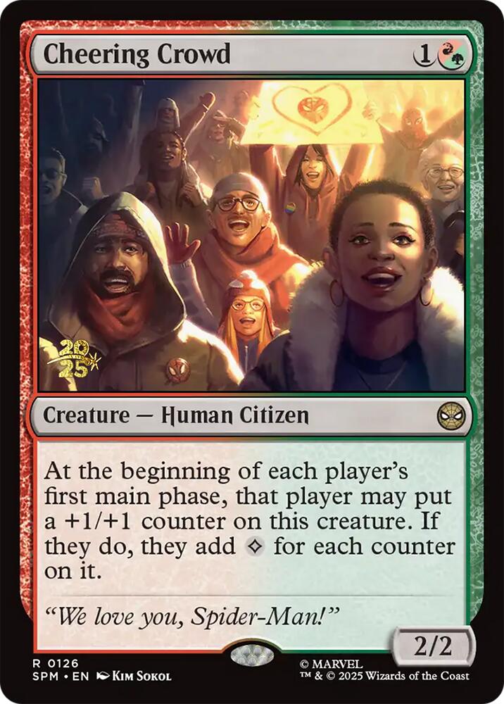 Cheering Crowd [Marvel's Spider-Man Prerelease Promos] | Total Play