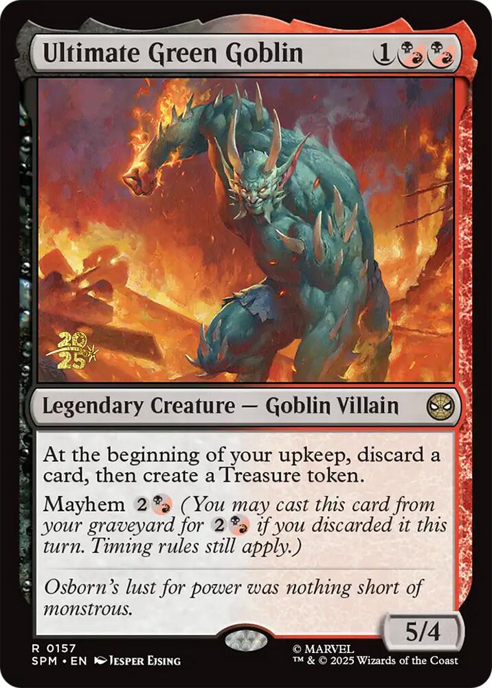 Ultimate Green Goblin [Marvel's Spider-Man Prerelease Promos] | Total Play