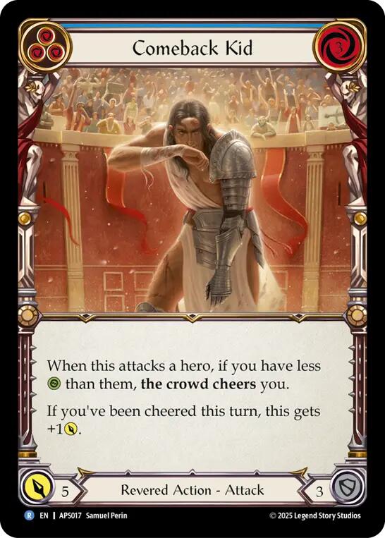 Comeback Kid (Blue) [APS017] (Armory Deck: Pleiades) | Total Play