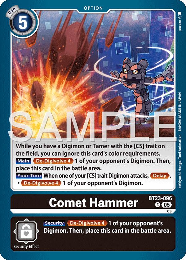 Comet Hammer [BT23-096] [Hackers' Slumber] | Total Play