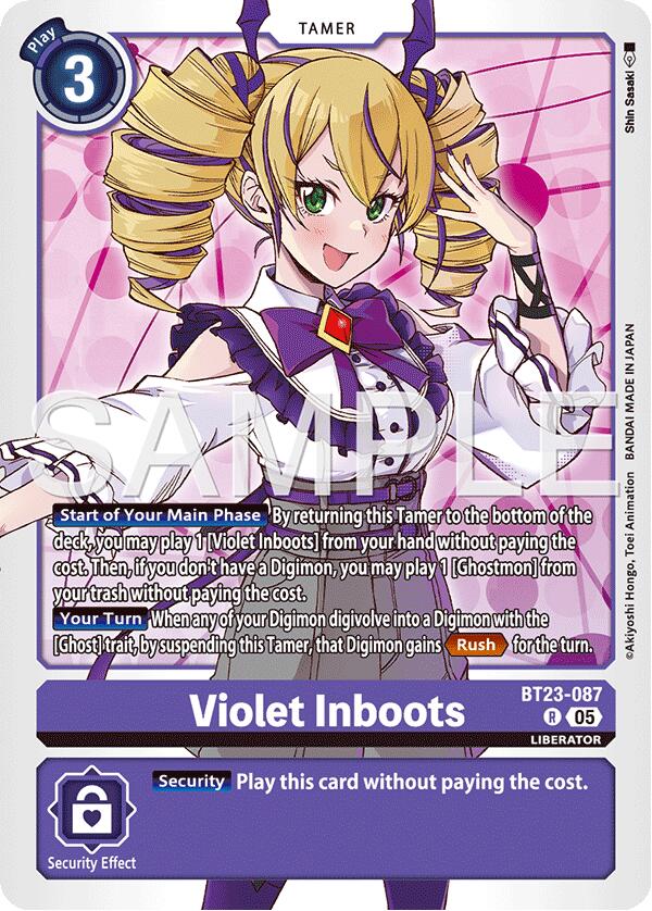 Violet Inboots [BT23-087] [Hackers' Slumber] | Total Play