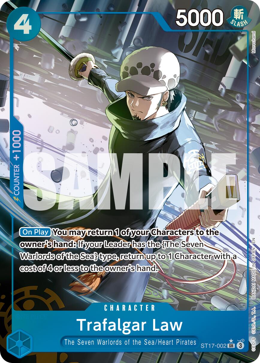 Trafalgar Law (ST17-002) (Alternate Art) [Premium Booster -The Best- Vol. 2] | Total Play