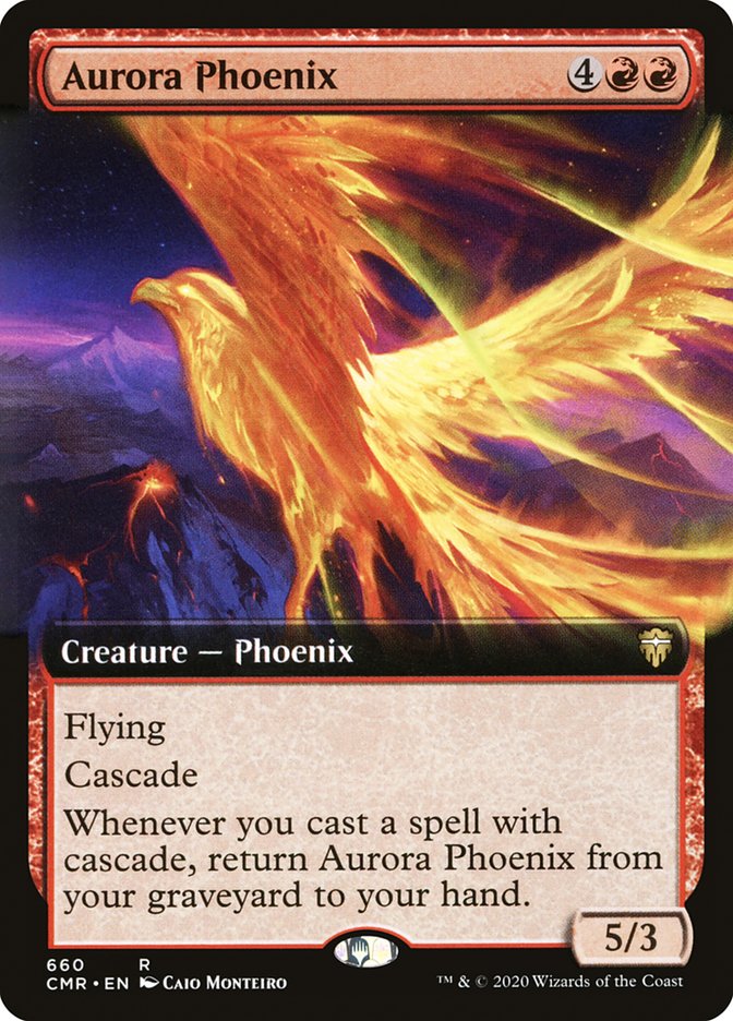 Aurora Phoenix (Extended Art) [Commander Legends] | Total Play