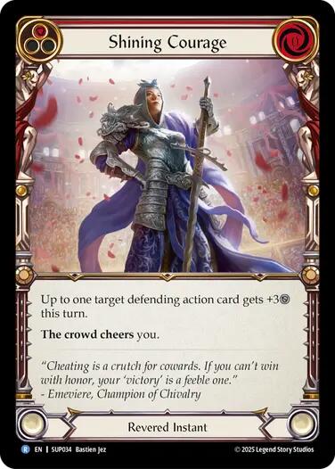Shining Courage [SUP034] (Super Slam)  Rainbow Foil | Total Play
