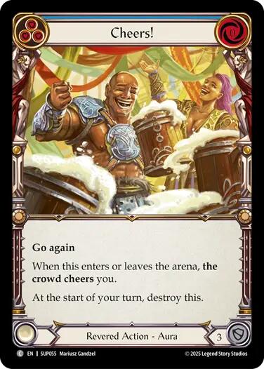 Cheers! [SUP055] (Super Slam)  Rainbow Foil | Total Play
