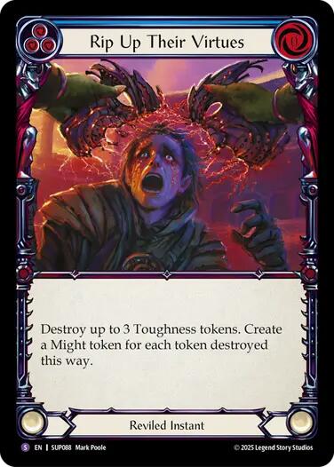 Rip Up Their Virtues [SUP088] (Super Slam)  Rainbow Foil | Total Play