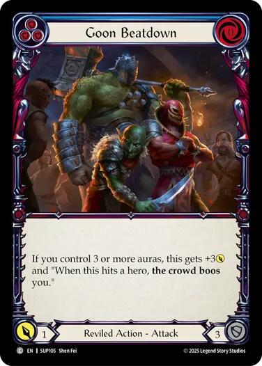 Goon Beatdown [SUP105] (Super Slam)  Rainbow Foil | Total Play