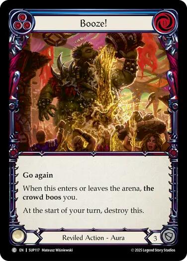 Booze! [SUP117] (Super Slam)  Rainbow Foil | Total Play