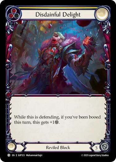 Disdainful Delight [SUP123] (Super Slam)  Rainbow Foil | Total Play