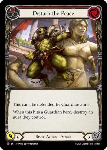 Disturb the Peace [SUP130] (Super Slam)  Rainbow Foil | Total Play