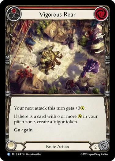 Vigorous Roar [SUP138] (Super Slam)  Rainbow Foil | Total Play