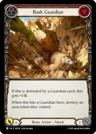 Bash Guardian [SUP141] (Super Slam)  Rainbow Foil | Total Play
