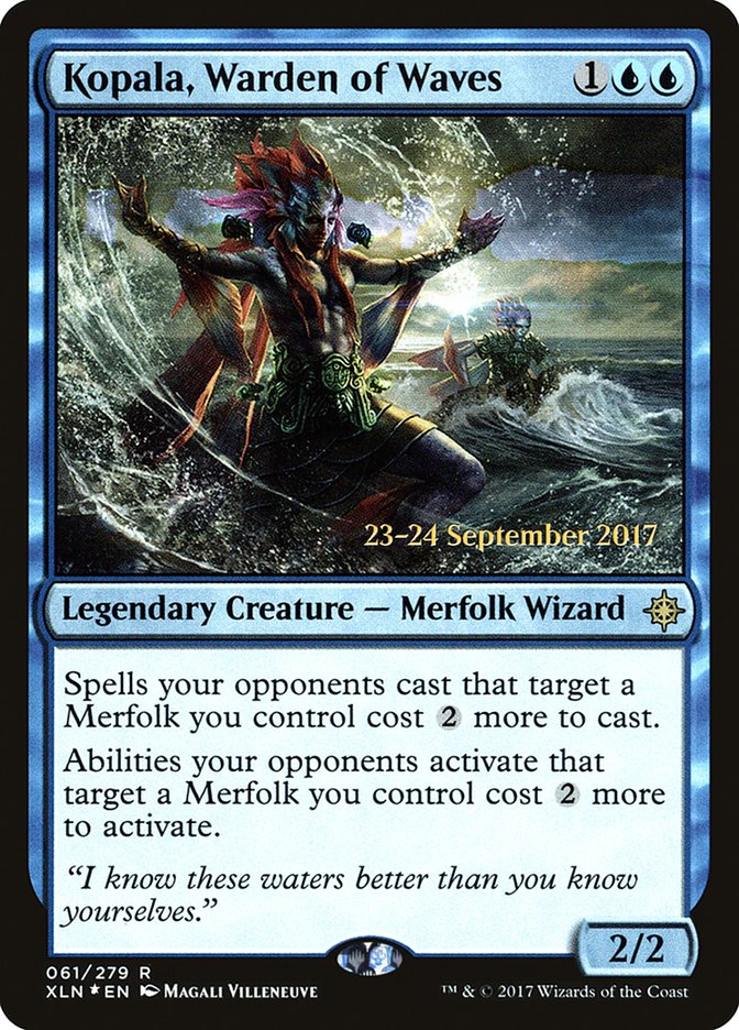 Kopala, Warden of Waves [Ixalan Prerelease Promos] | Total Play