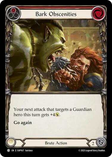 Bark Obscenities [SUP167] (Super Slam)  Rainbow Foil | Total Play