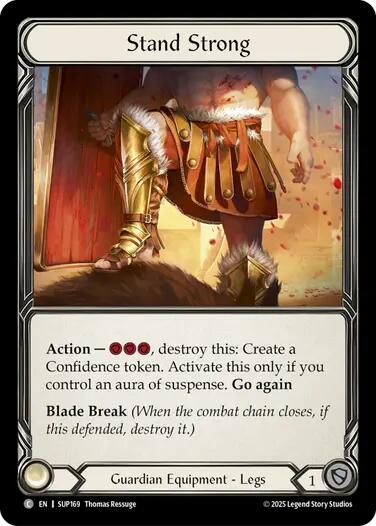 Stand Strong (Cold Foil) [SUP169] (Super Slam)  Cold Foil | Total Play
