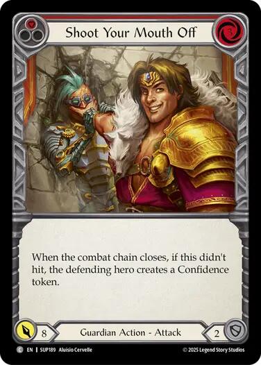 Shoot Your Mouth Off (Red) [SUP189] (Super Slam) | Total Play