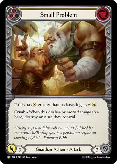 Small Problem [SUP193] (Super Slam)  Rainbow Foil | Total Play