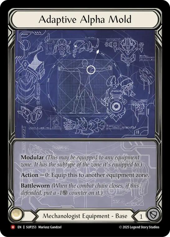 Adaptive Alpha Mold (Extended Art Cold Foil) [SUP253] (Super Slam)  Cold Foil | Total Play