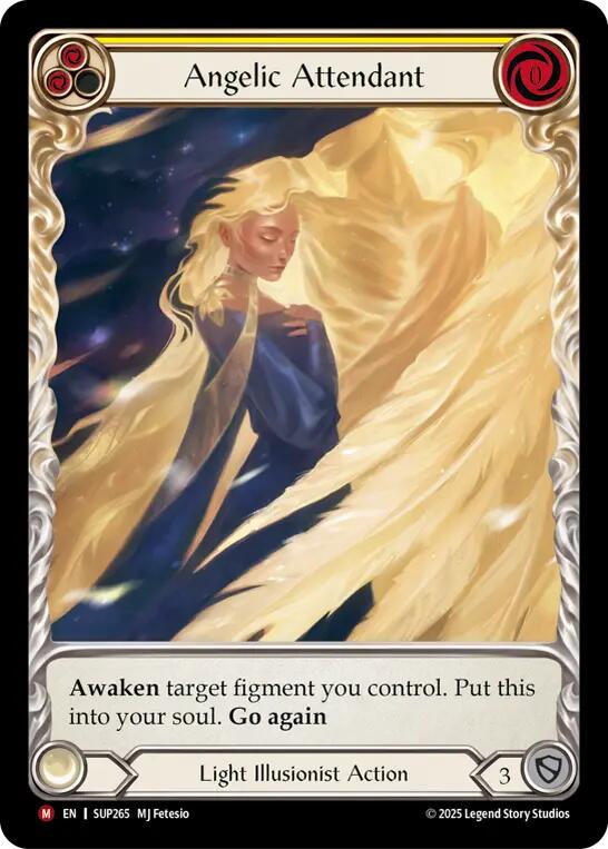 Angelic Attendant (Extended Art Cold Foil) [SUP265] (Super Slam)  Cold Foil | Total Play
